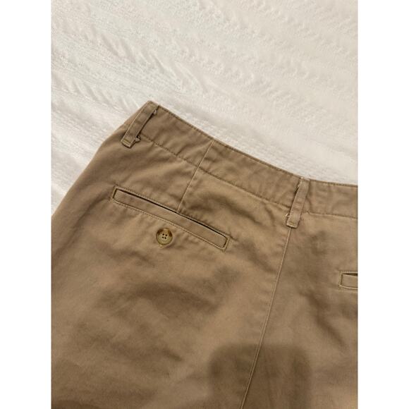 Ralph Lauren Sport Khaki Cotton Chino Straight Leg Pants Women’s 10 Tan Preppy - Picture 12 of 14